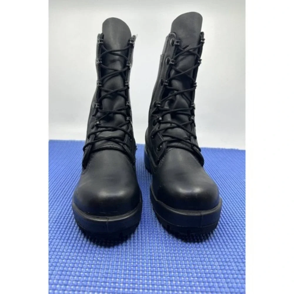 Belleville F360ST Combat Boots Mens 4‎ Black Excellent Steel Toe Vibram Tactical